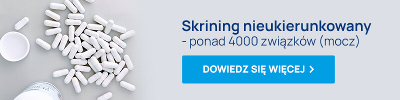 skrining nieukierunkowany ponad 4000 związków z moczu