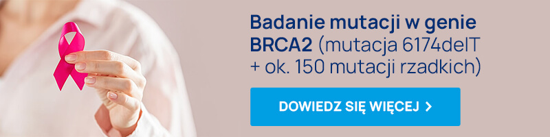 badanie mutacji w genie brca2 baner