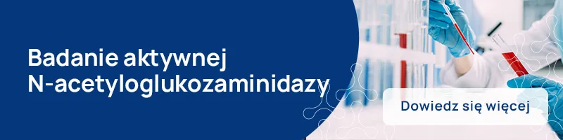 badanie aktywnej N-acetyloglukozaminidazy